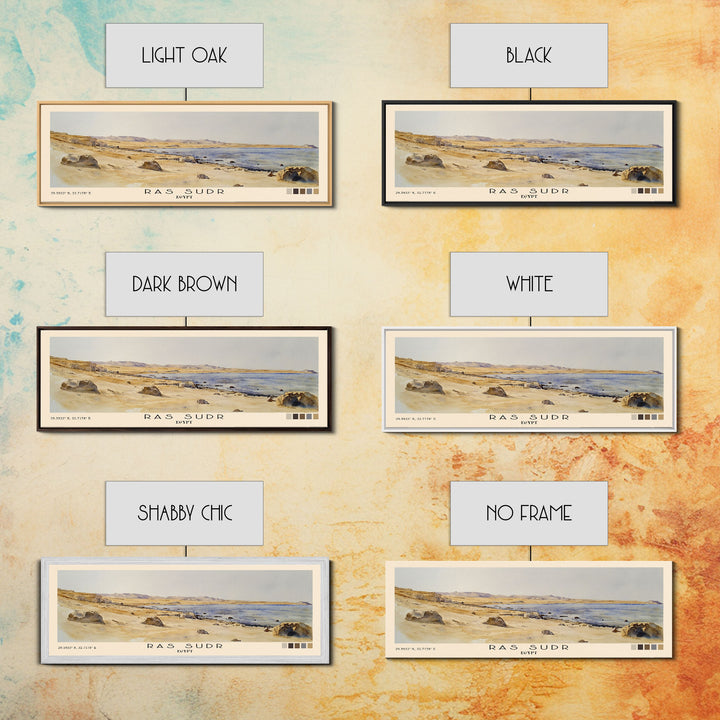 Ras Sudr, Egypt Watercolor Print, Vacation Gift, Egypt Wall Art, Vacation Wall Art, Vacatation Memories, Beach Decor, Beach Or Lakehouse Art