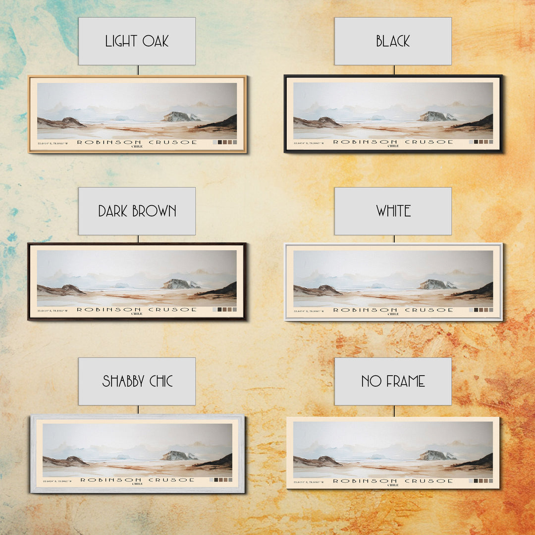 Robinson Crusoe, Chile Watercolor Print, Vacation Gift, Chile Wall Art, Vacation Wall Art, Vacatation Memories, Beach Decor, Beach Or Lakehouse Art