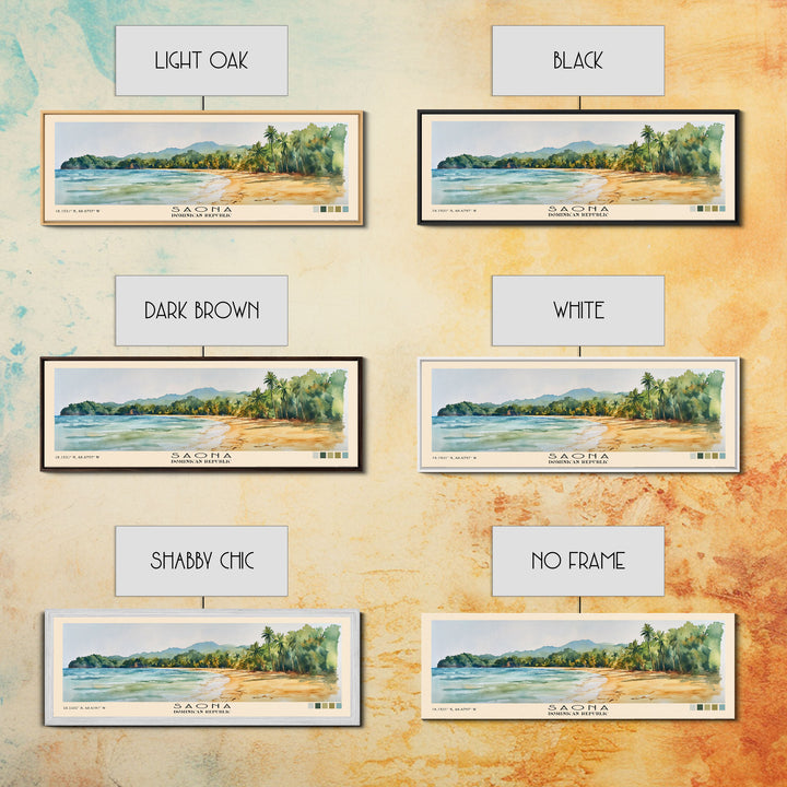 Saona, Dominican Republic Watercolor Print, Vacation Gift, Dominican Republic Wall Art, Vacation Wall Art, Vacatation Memories, Beach Decor, Beach Or Lakehouse Art