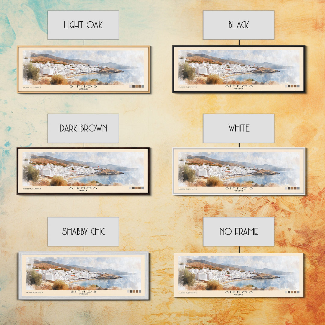 Sifnos, Greece Watercolor Print, Vacation Gift, Greece Wall Art, Beach Painting, Beach Decor, Beach Or Lakehouse Art