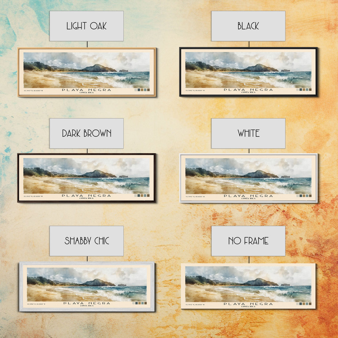 Playa Negra, Costa Rica Watercolor Print, Vacation Gift, Costa Rica Wall Art, Vacation Wall Art, Vacatation Memories, Beach Decor, Beach Or Lakehouse Art