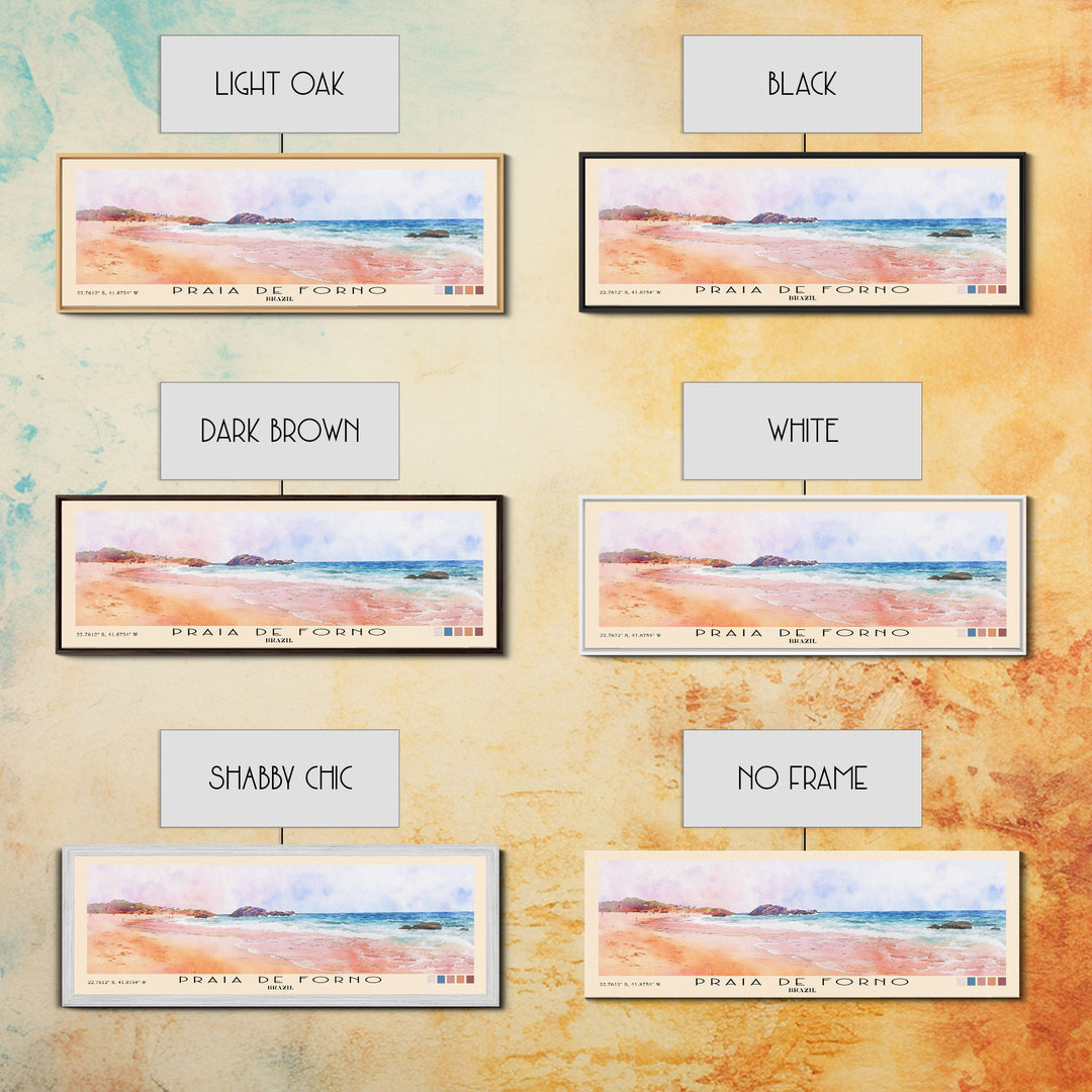 Praia de Forno, Brazil Watercolor Print, Vacation Gift, Brazil Wall Art, Vacation Wall Art, Vacatation Memories, Beach Decor, Beach Or Lakehouse Art