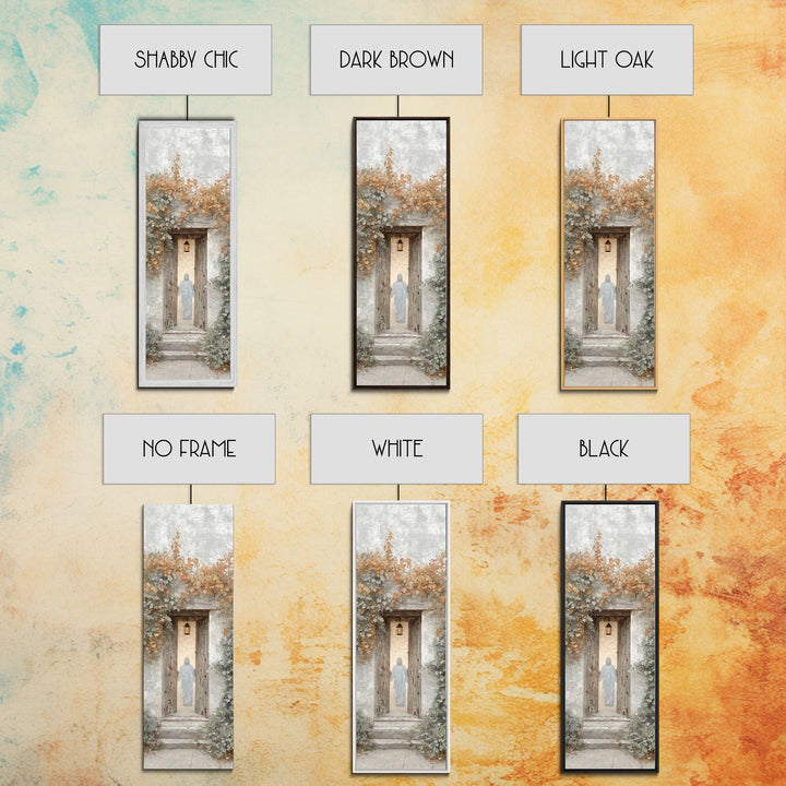 Everlasting Welcome Home – Framed Canvas Print – Christian Art Canvas – Narrow Art – Jesus Painting – Christian Wall Art