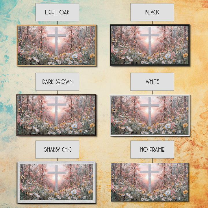 Forest Of Grace – Framed Canvas Print – Christian Wall Art – Christian Painting – Modern Christian Painting – Christian Art Canvas – Christ