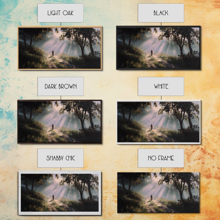Rays Of Hope – Framed Canvas Print – Christian Art Canvas – Christian Wall Art – Jesus Painting – Christian Gift – Christmas Art