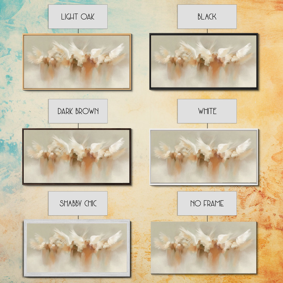 Heavenly Chorus – Framed Canvas Print – Christian Wall Art – Christian Art Canvas – Christian Christmas Decorations – Christmas Art Prints