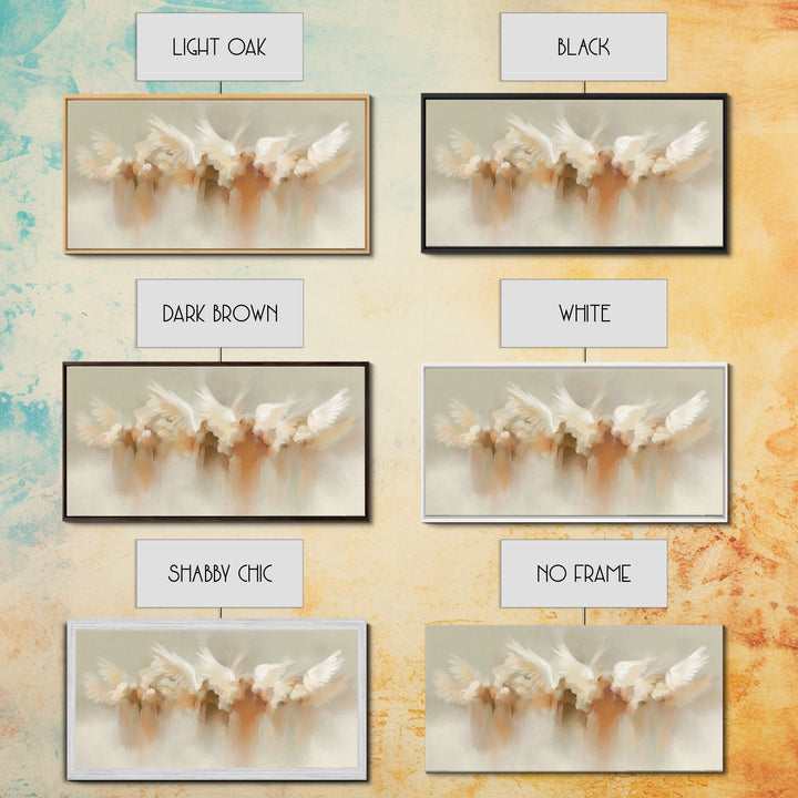 Heavenly Chorus – Framed Canvas Print – Christian Wall Art – Christian Art Canvas – Christian Christmas Decorations – Christmas Art Prints