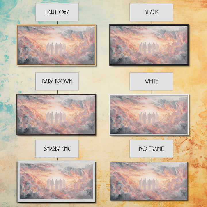 Dawn Revelation – Framed Canvas Print – Christian Wall Art – Christian Art Canvas – Modern Christian Painting – Large Christian Art – Chris