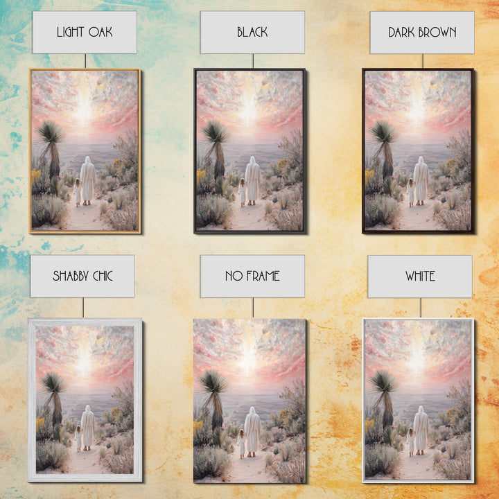Guided By Heaven – Framed Canvas Print – Christian Wall Art – Christian Art Canvas – Christian Painting – Unique Christian Art – Jesus Art