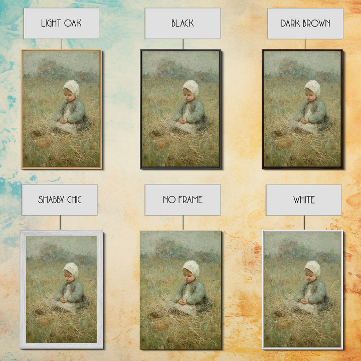 Fields Of Mercy | Framed Canvas Print | Christian Christmas Art | Vintage Christian Art | Christian Wall Art | Christian Art Canvas | Chris