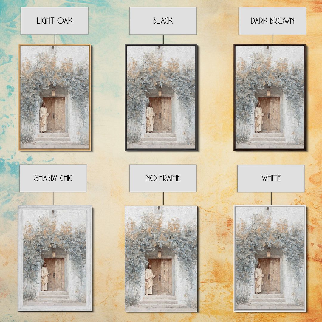Morning Gate Hope – Framed Canvas Print – Christian Art Print – Modern Christian Art – Jesus Wall Art – Christian Art Canvas – Christian Gi