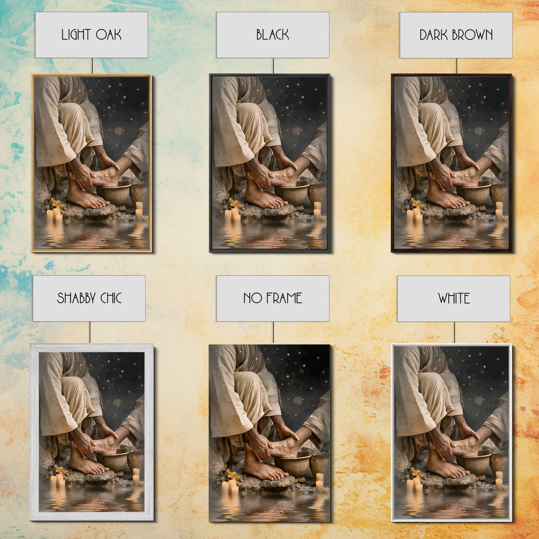 Radiant Intercession – Framed Canvas Print – Christian Wall Art – Christian Art Canvas – Christian Painting – Christian Christmas Art – Chr