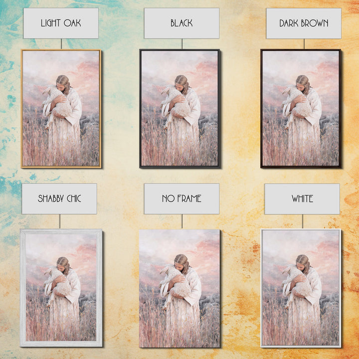 Harbor Of Tenderness – Framed Canvas Print – Christian Christmas Art – Jesus Painting – Christian Art Canvas – Christian Wall Art – Modern