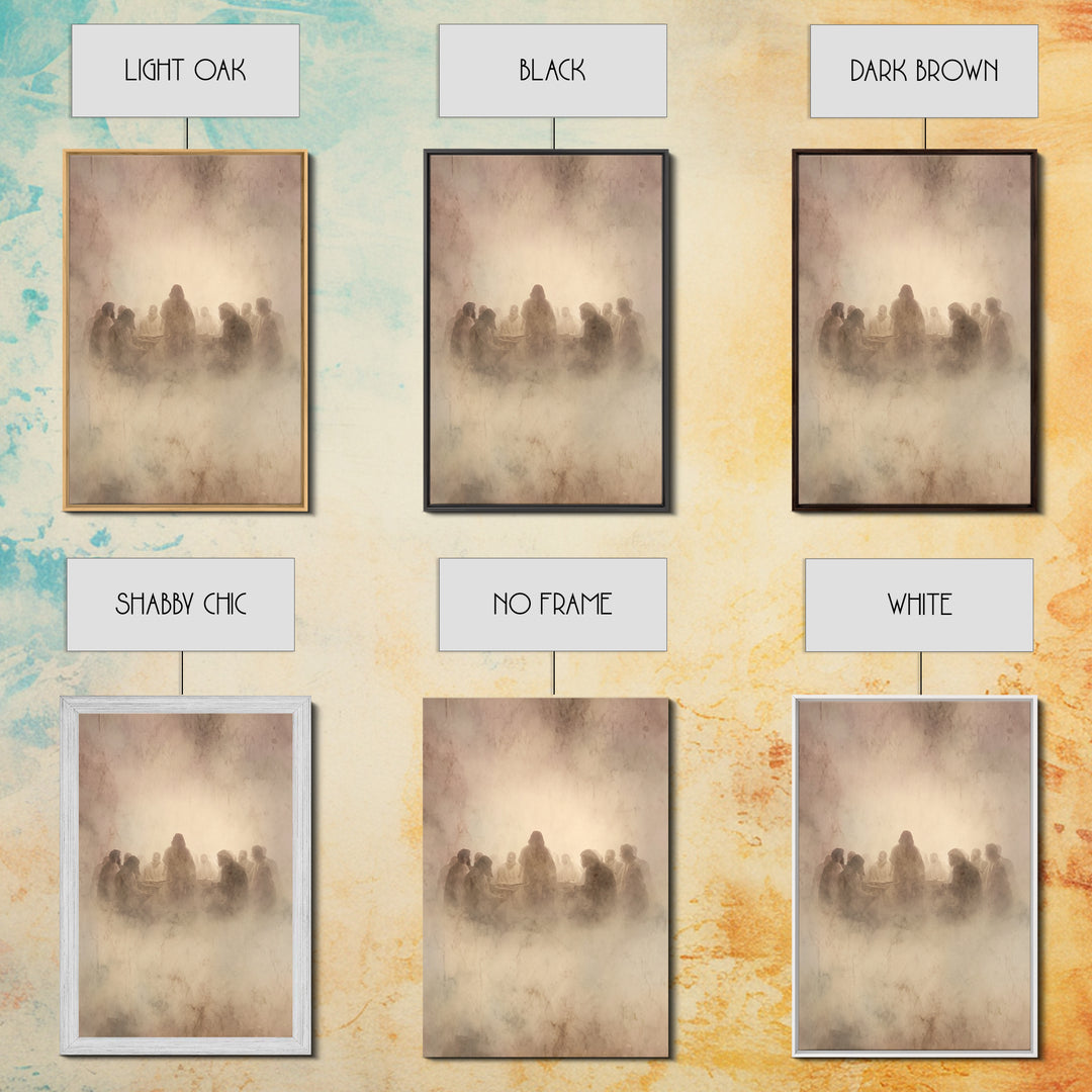 Transfigured Radiance, Framed Canvas Print, Christian Art Canvas, Christian Wall Art, Jesus Painting, Christian Art, Christian Decor, Moody