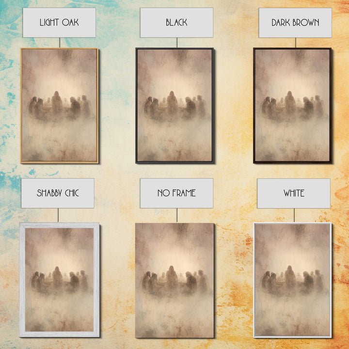 Transfigured Radiance, Framed Canvas Print, Christian Art Canvas, Christian Wall Art, Jesus Painting, Christian Art, Christian Decor, Moody
