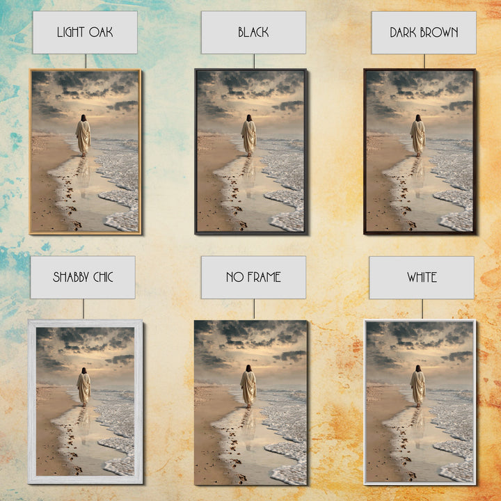 Morning Renewal – Framed Canvas Print – Jesus Painting – Christian Art – Christian Wall Art – Modern Christian Art – Christian Decor