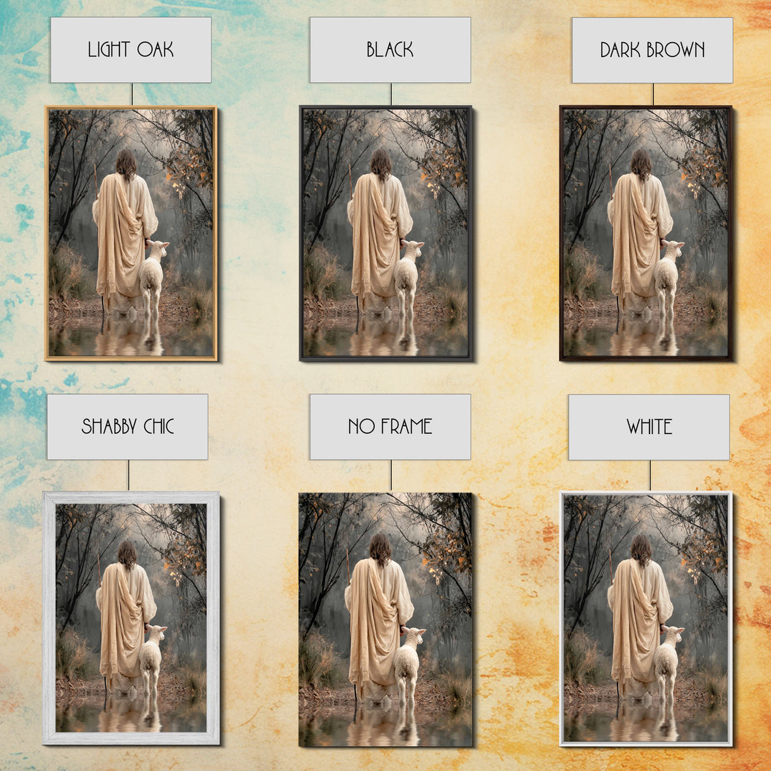 Quiet Covenant – Framed Canvas Print – Christian Art Canvas – Christian Wall Art – Jesus Painting – Subtle Christian Art – Christian Decor