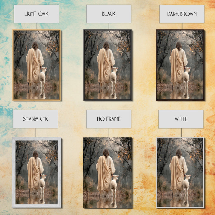 Quiet Covenant – Framed Canvas Print – Christian Art Canvas – Christian Wall Art – Jesus Painting – Subtle Christian Art – Christian Decor