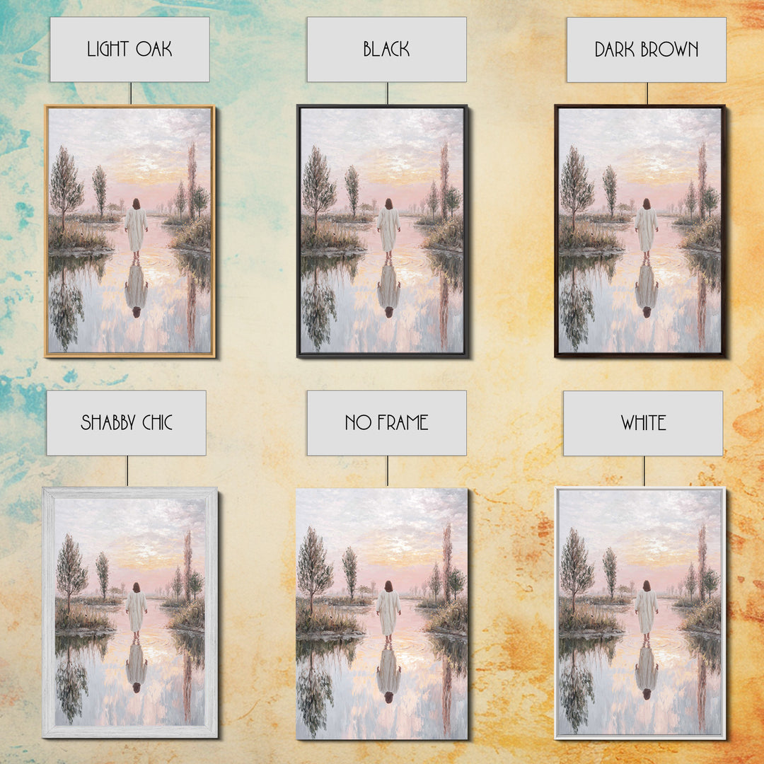 Path Of Renewal – Framed Canvas Print – Christian Wall Art – Jesus Art Print – Christian Art Canvas – Modern Christian Art – Christian Gift