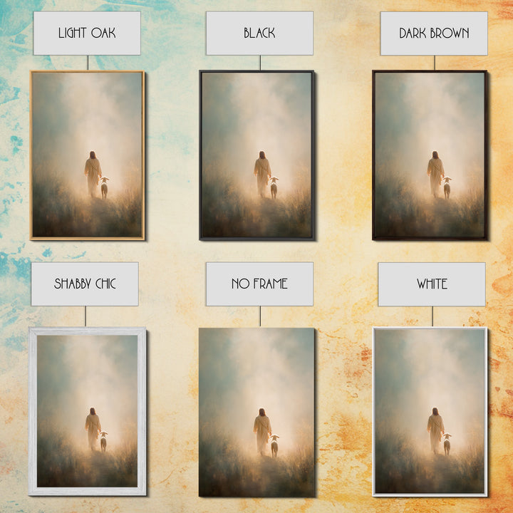 Light Of Mercy, Framed Canvas Print, Jesus Art Print, Christian Art Painting, Moody Christian Art, Christian Wall Art, Christian Gift Ideas
