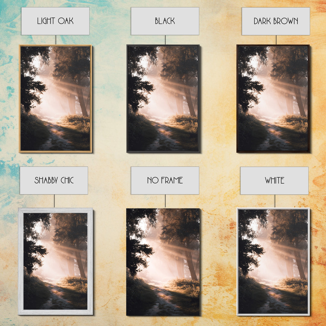 Path Of Glory – Framed Canvas Print – Christian Wall Art – Christian Art Canvas – Pastoral Scenery – Christian Art – Christian Gift Ideas
