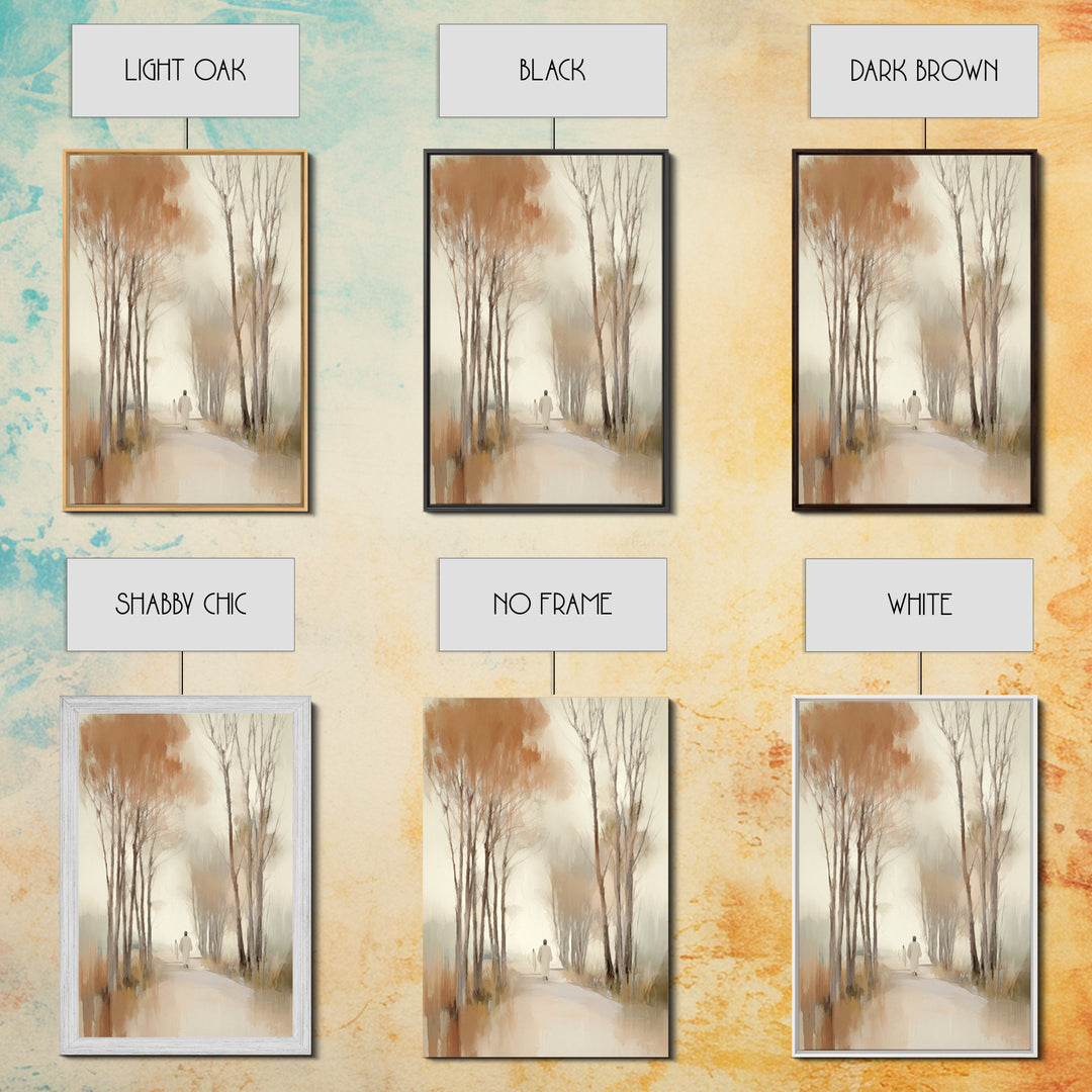 Autumn Journey – Framed Canvas Print – Christian Art – Christian Wall Art – Subtle Christian Art – Christian Art Canvas – Christian Gift