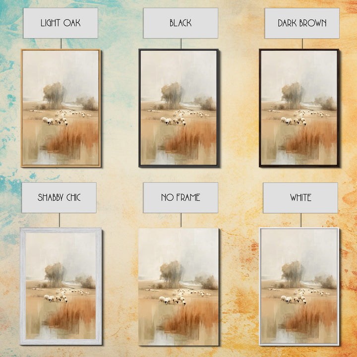 Fields Of Mercy – Framed Canvas Print – Christian Art Canvas – Subtle Christian Art – Christmas Art – Christian Wall Art – Christian Gift I