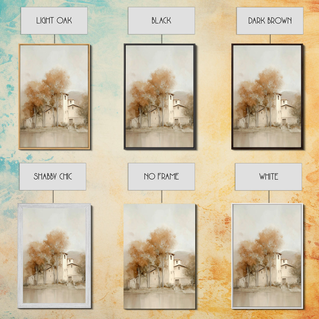 Sanctuary Stillness – Framed Canvas Print – Christian Art Canvas – Christian Wall Art – Vintage Christian Art – Christmas Art – Christian D