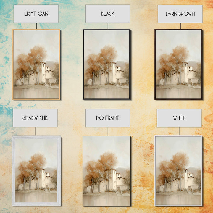 Sanctuary Stillness – Framed Canvas Print – Christian Art Canvas – Christian Wall Art – Vintage Christian Art – Christmas Art – Christian D