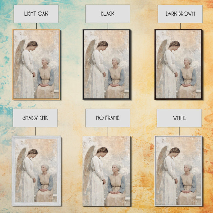 Sanctuary Of Hope | Framed Canvas Print | Christian Wall Art | Christian Art Canvas | Christian Christmas Art | Christian Decor | Modern Ch
