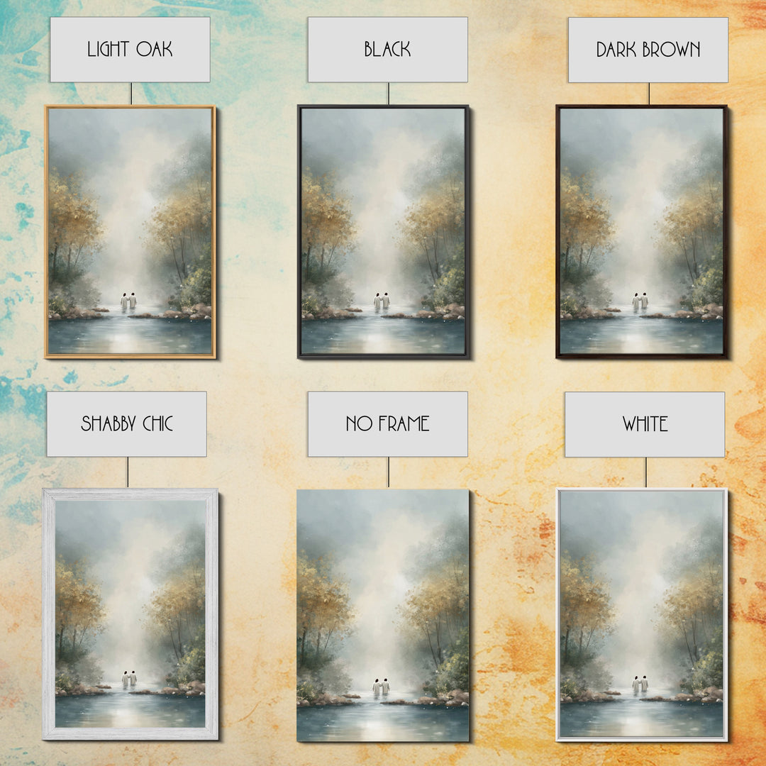 Child Of Peace | Framed Canvas Print | Christian Art Canvas | Christian Wall Art | Jesus Painting | Modern Christian Art | Christian Decor