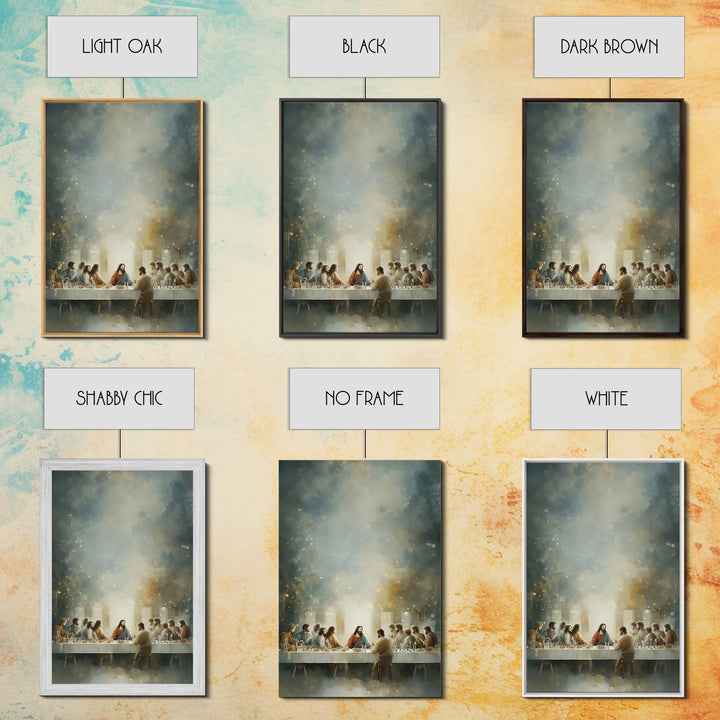 Eternal Light – Framed Canvas Print – Christian Art – Jesus Painting – Christian Wall Art – Christian Christmas Art – Christian Art Canvas