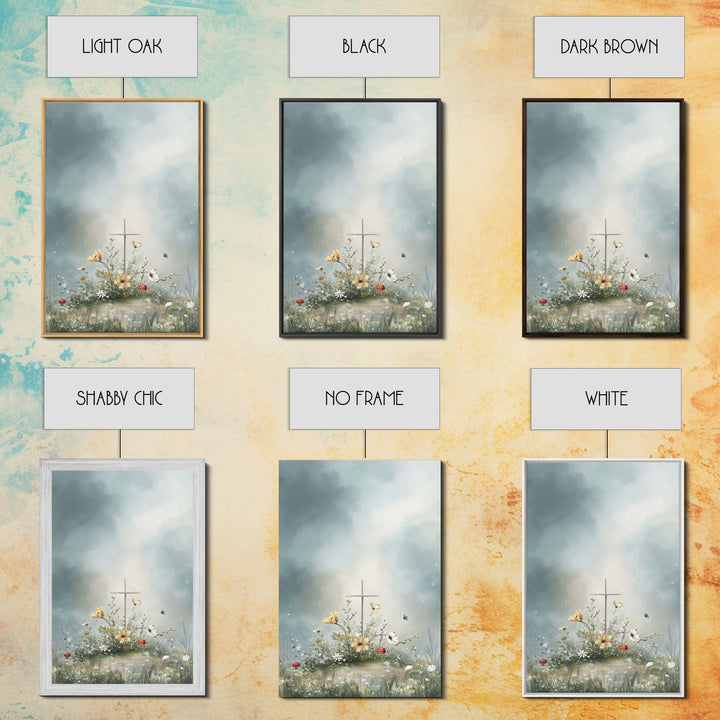 Heaven’s Bloom | Framed Canvas Print | Christian Wall Art | Christian Art Canvas | Christian Art Print | Christian Art Work | Subtle Christ