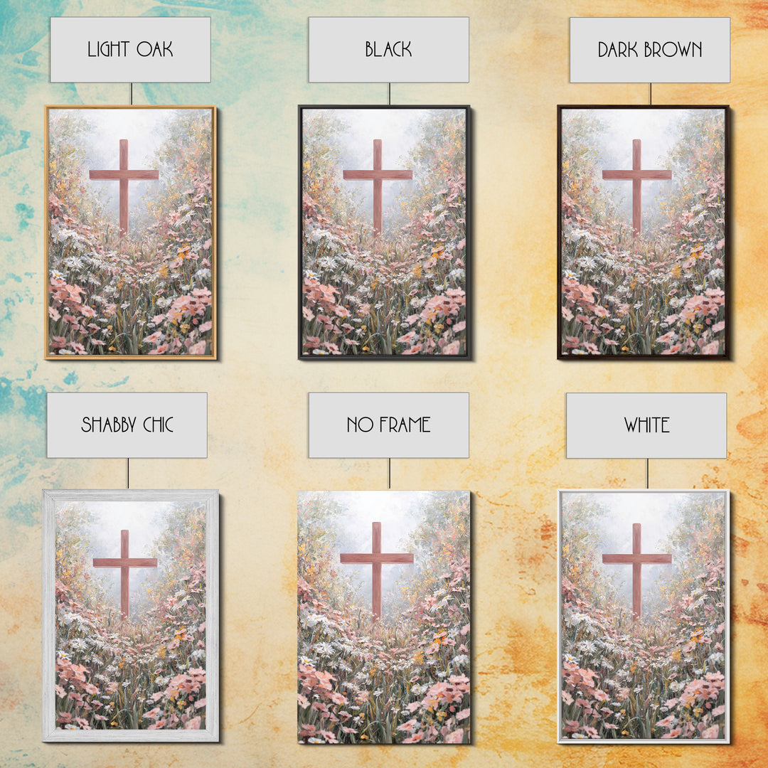 Pathway Of Faith – Framed Canvas Print – Christian Wall Art – Christian Art Canvas – Christian Art Work – Christian Decor – Modern Christia