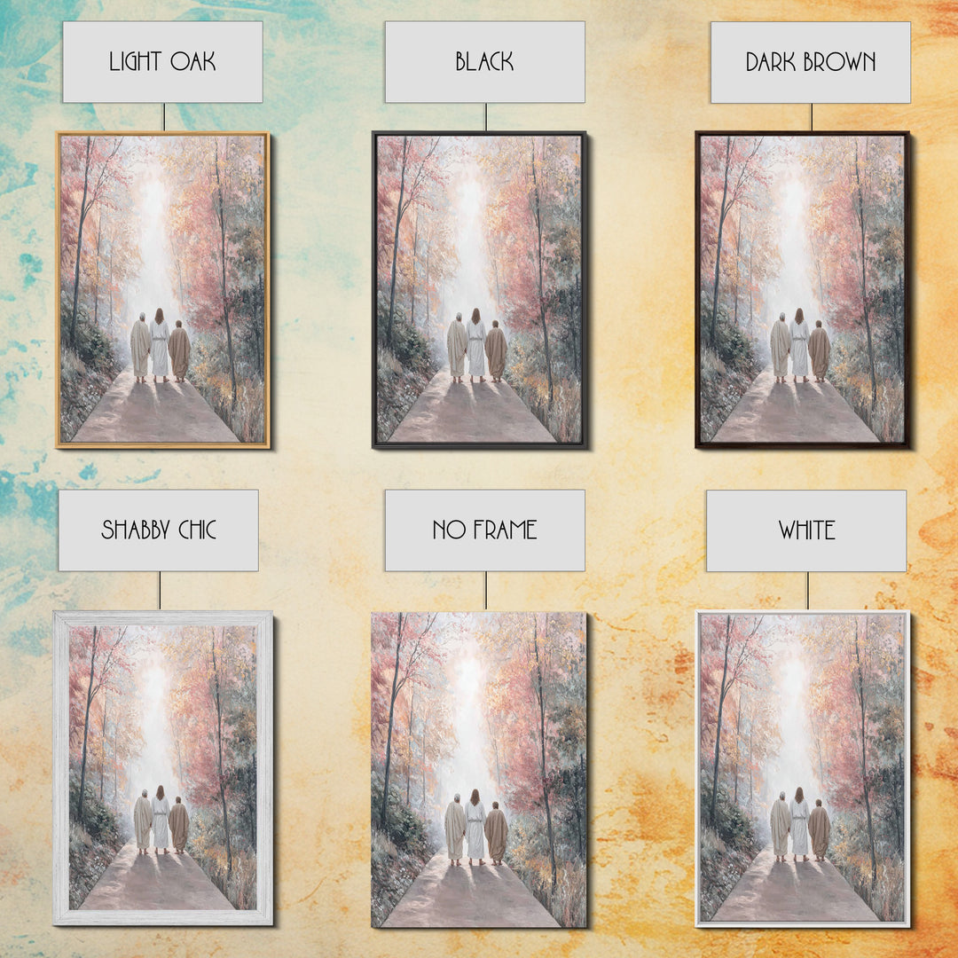 Path of Grace – Framed Canvas Print – Christian Art Canvas – Jesus Painting – Christian Wall Art – Christian Christmas Art – Christian Gift