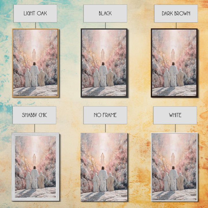 Mountain Glory – Framed Canvas Print – Christian Wall Art – Christian Art Canvas – Jesus Painting – Christian Christmas Art