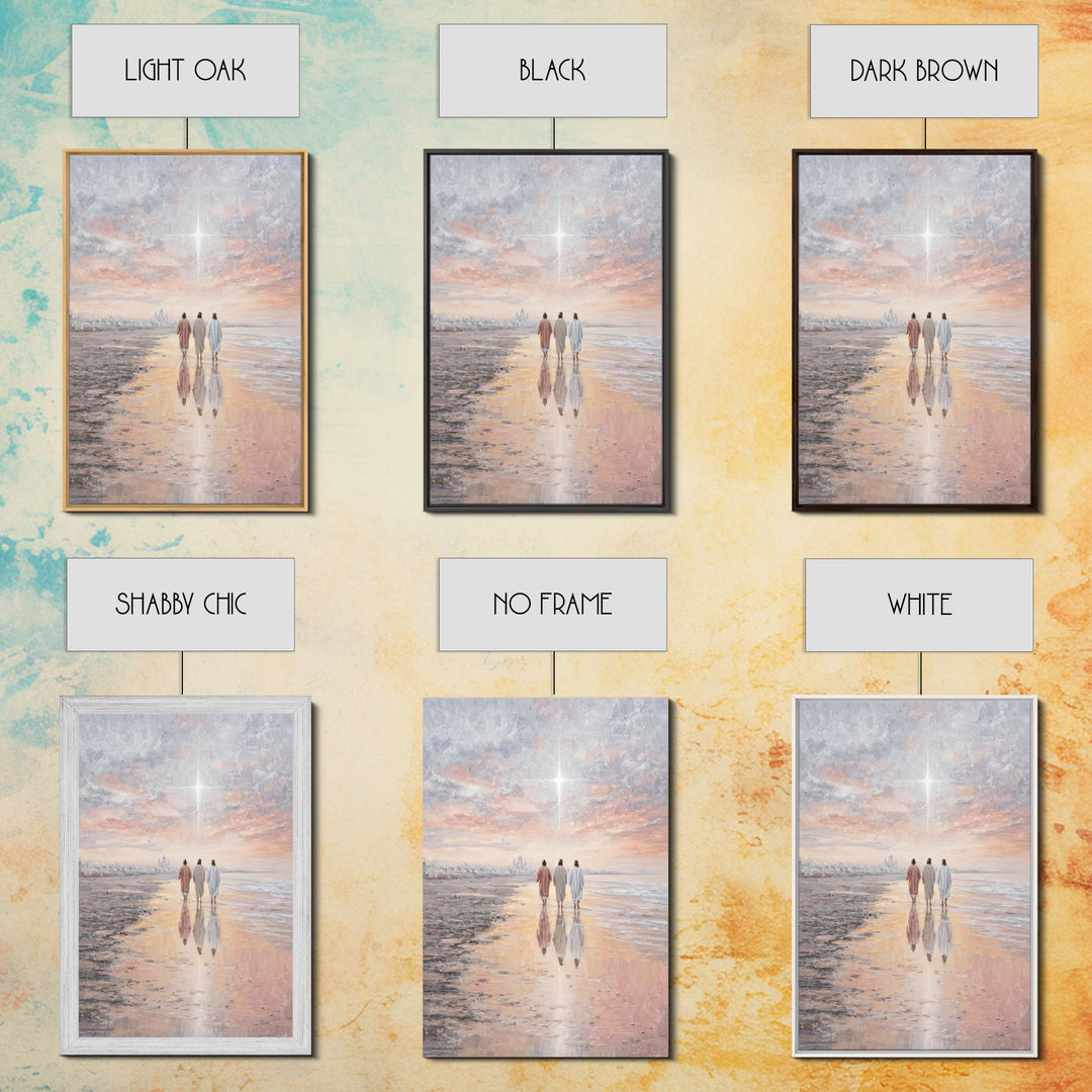 Bethlehem Light – Framed Canvas Print – Christian Art Canvas – Christian Christmas Art – Christian Wall Art – Christmas Art – Jesus Paintin