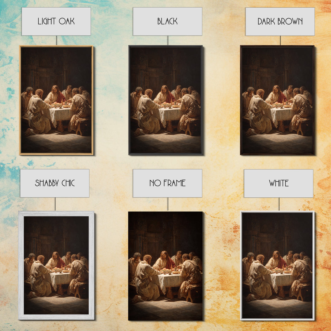 Bread Of Mercy – Framed Canvas Print – Christian Art Canvas – Vintage Jesus Painting – Christian Wall Art – Christian Art Print – Moody Chr
