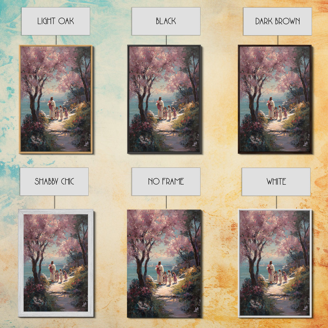Springtime Promise | Framed Canvas Print | Christian Wall Art | Christian Art Canvas | Jesus Painting | Christian Decor