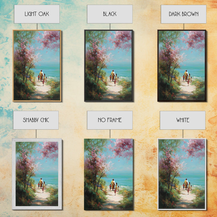Garden Of Hope | Framed Canvas Print | Christian Art Canvas | Jesus Painting | Christian Wall Art | Christian Christmas