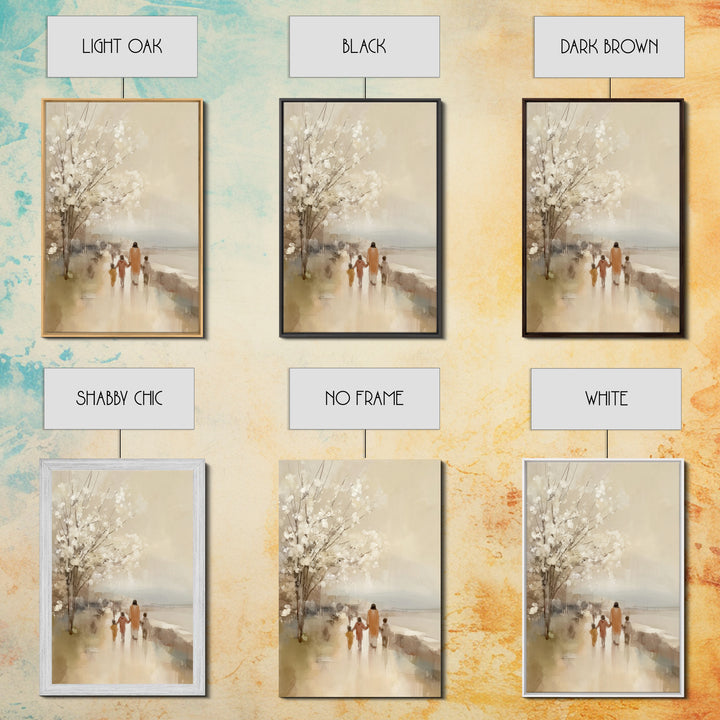 Blossoms Of Mercy – Framed Canvas Print – Christian Art Canvas – Christian Wall Art – Jesus Painting – Christmas Art