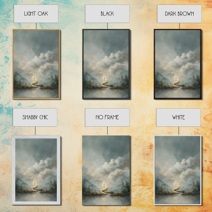 Path Of Glory – Framed Canvas Print – Christian Wall Art – Christian Art Canvas – Christian Paintings – Moody Christian Art