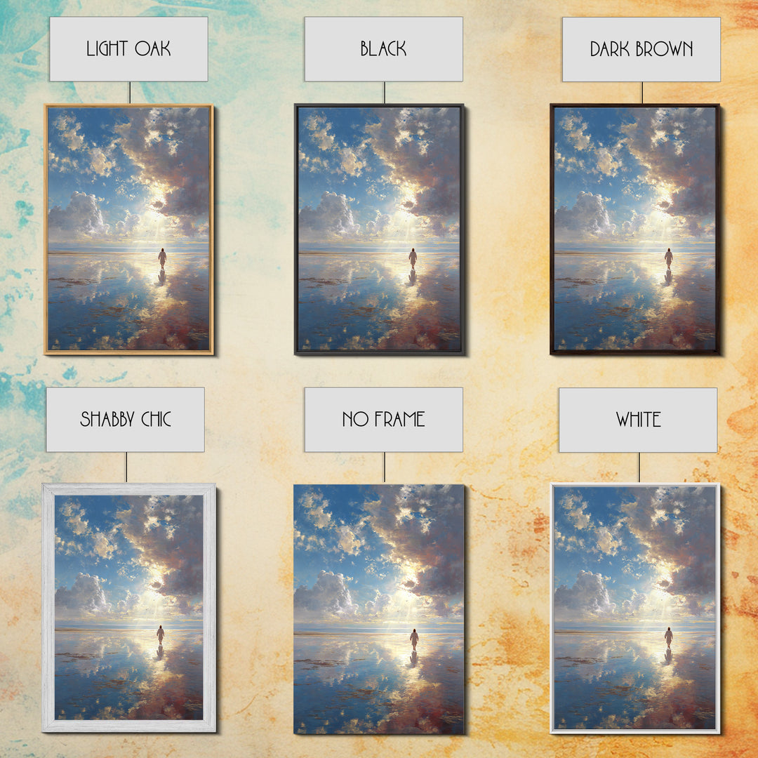 Radiant Promise | Framed Canvas Print | Christian Wall Art | Christian Art Canvas | Christian Gift | Jesus Painting | Christian Decor