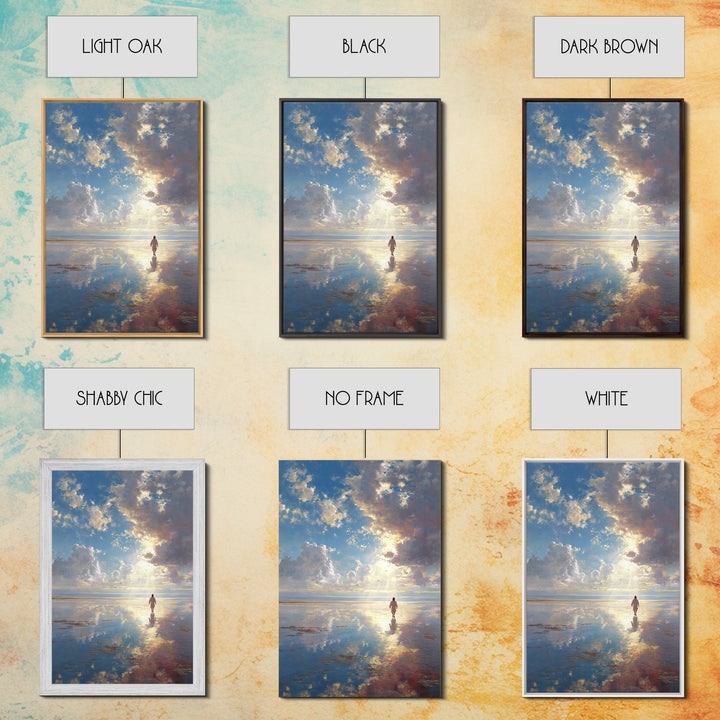 Radiant Promise | Framed Canvas Print | Christian Wall Art | Christian Art Canvas | Christian Gift | Jesus Painting | Christian Decor