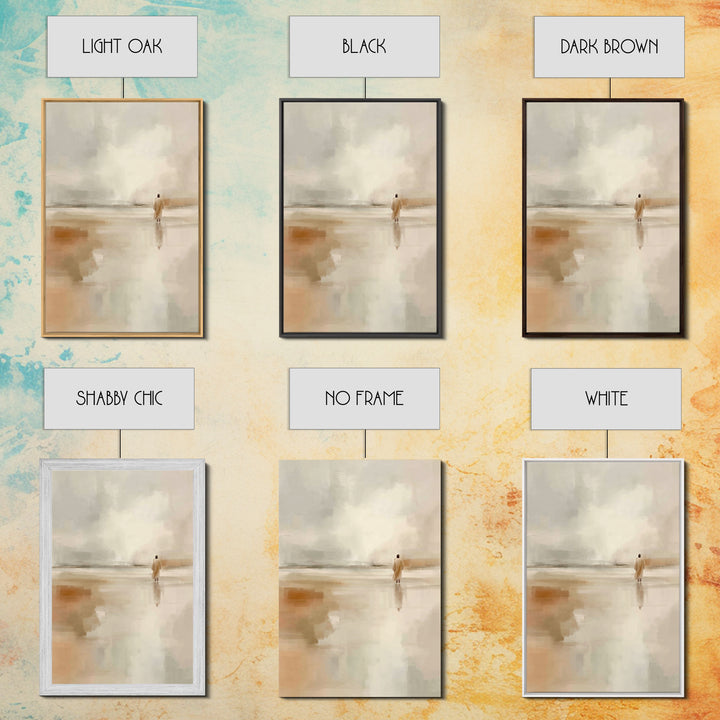 Guiding Light | Framed Canvas Print | Christian Art Canvas | Christian Gift | Christian Wall Art | Jesus Painting | Christian Decor