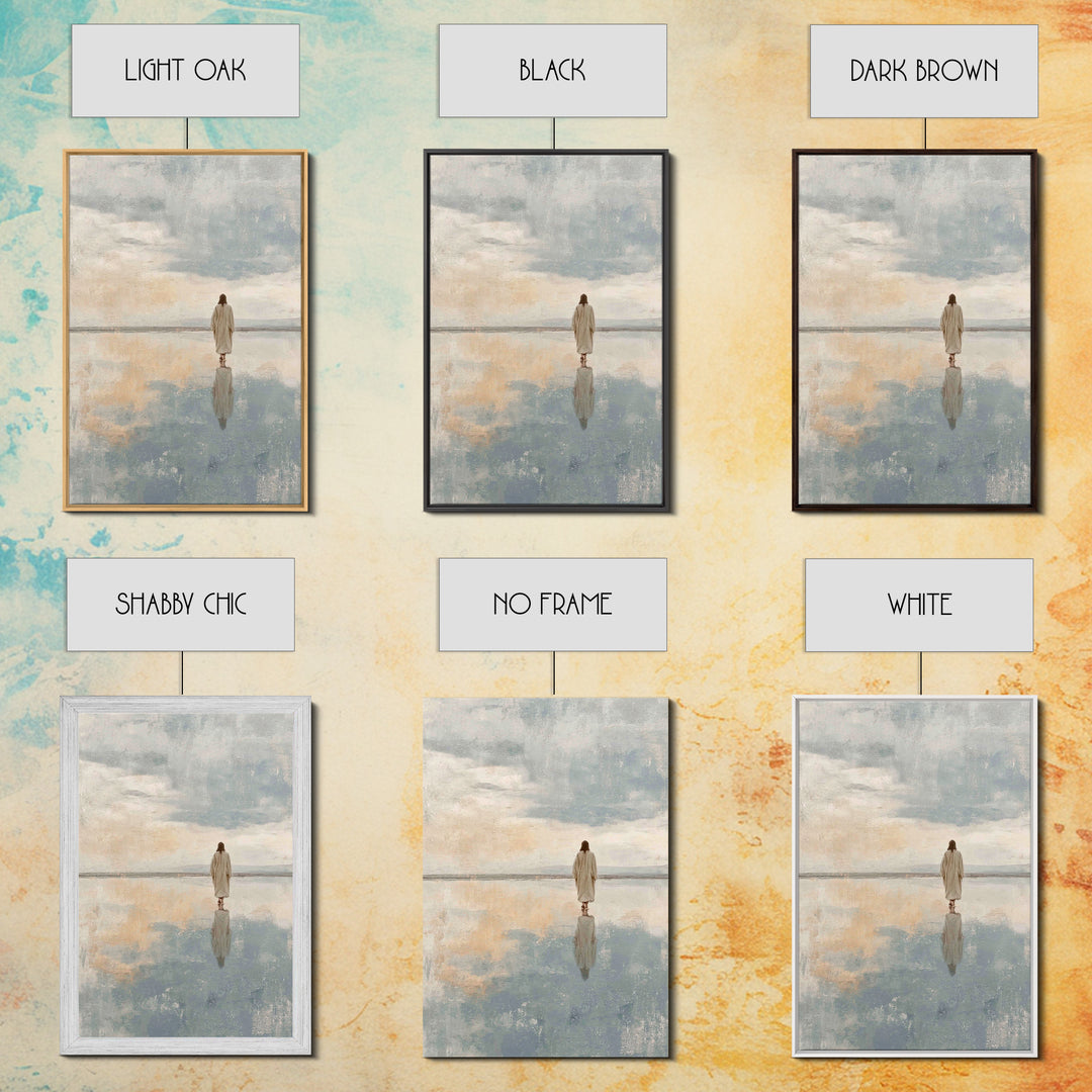 Calm Reverence | Framed Canvas Print | Christian Decor | Christian Art Canvas | Christian Gift | Christian Wall Art | Jesus Painting