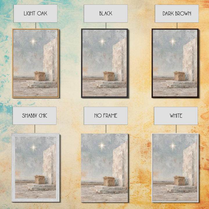 Heavenly Child – Framed Canvas Print – Jesus Christmas Art – Christian Art Canvas – Christian Wall Art – Christmas Canvas Wall Art