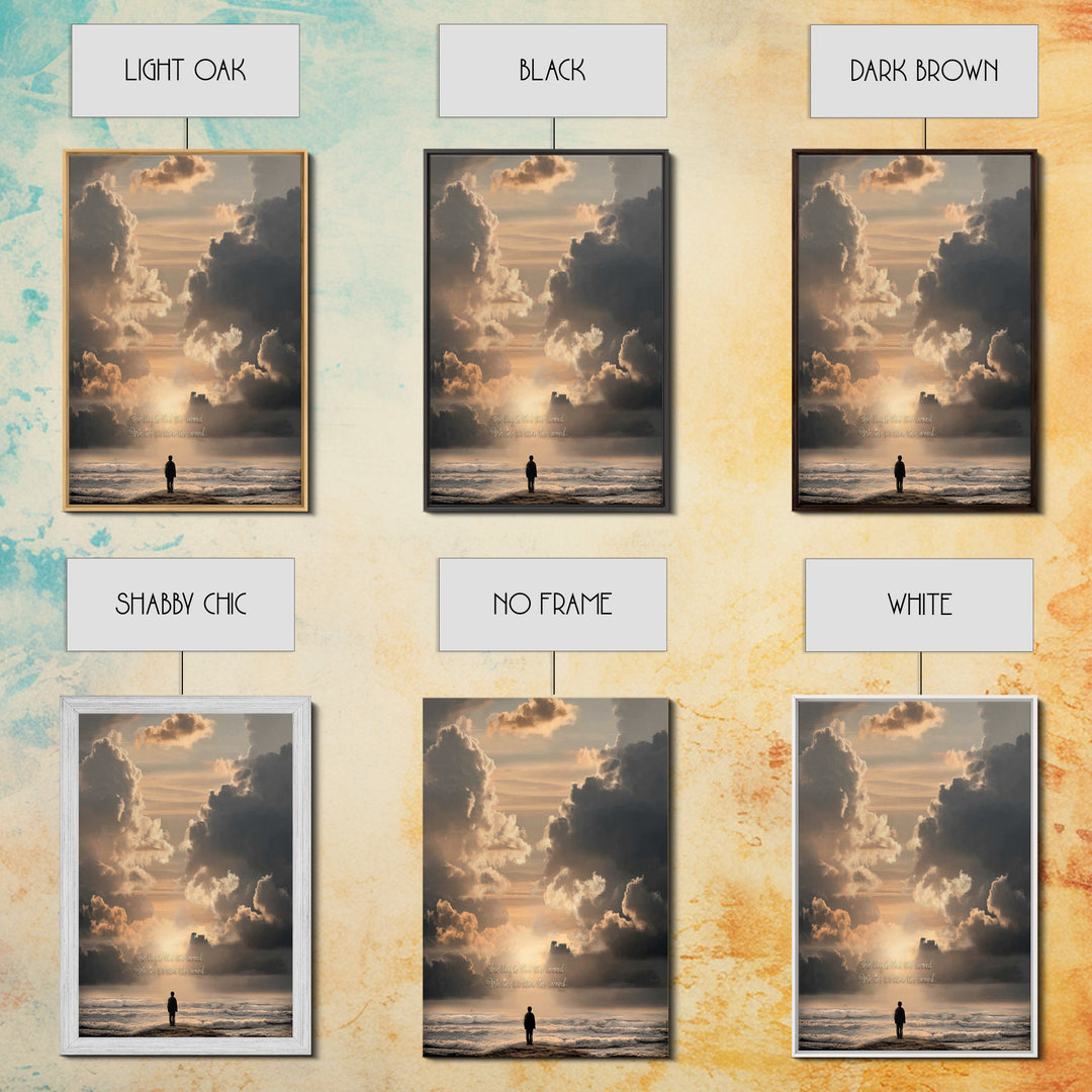 Path Of Wonder – Framed Canvas Print – Christian Wall Art – Christian Art Canvas – Jesus Painting – Christian Decor – Christmas Art