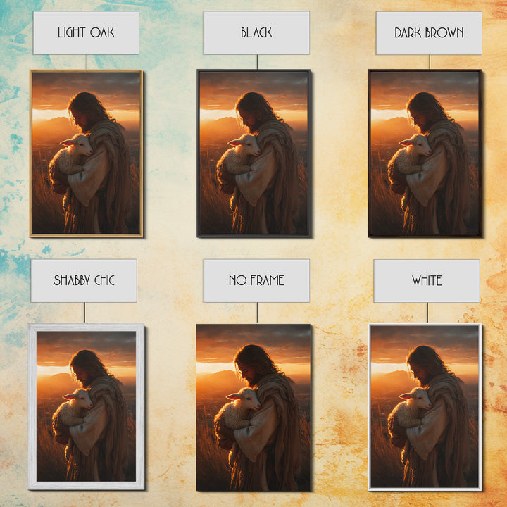 Paths Of Faith | Framed Canvas Print | Christian Wall Art | Jesus Painting | Large Christian Painting | Christian Decoration