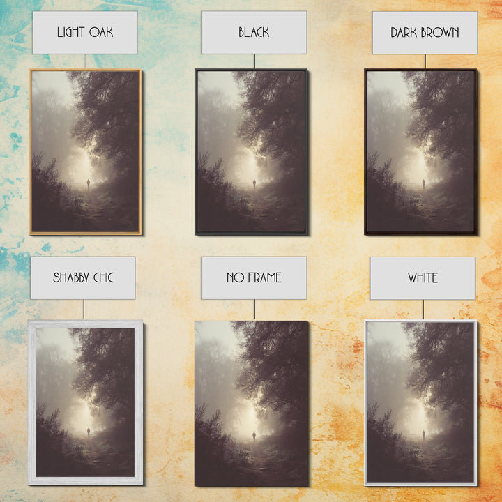 Silent Dawn – Framed Canvas Print – Moody Christian Art – Christian Art Canvas – Christian Wall Art – Jesus Painting – Christian Decoration